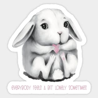 Feeling lonely Sticker